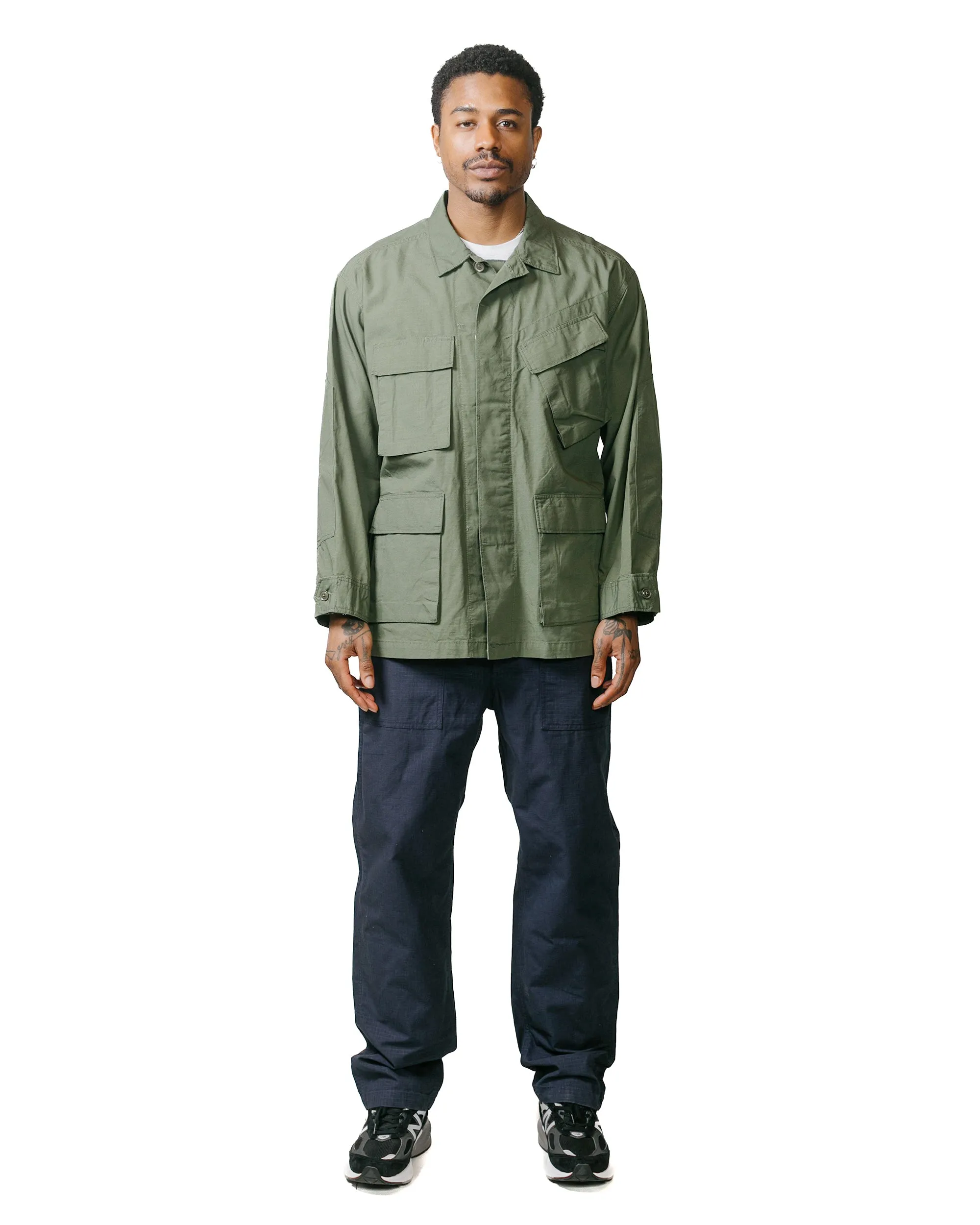 Engineered Garments Fatigue Pant Dark Navy Cotton Ripstop Amphibian
