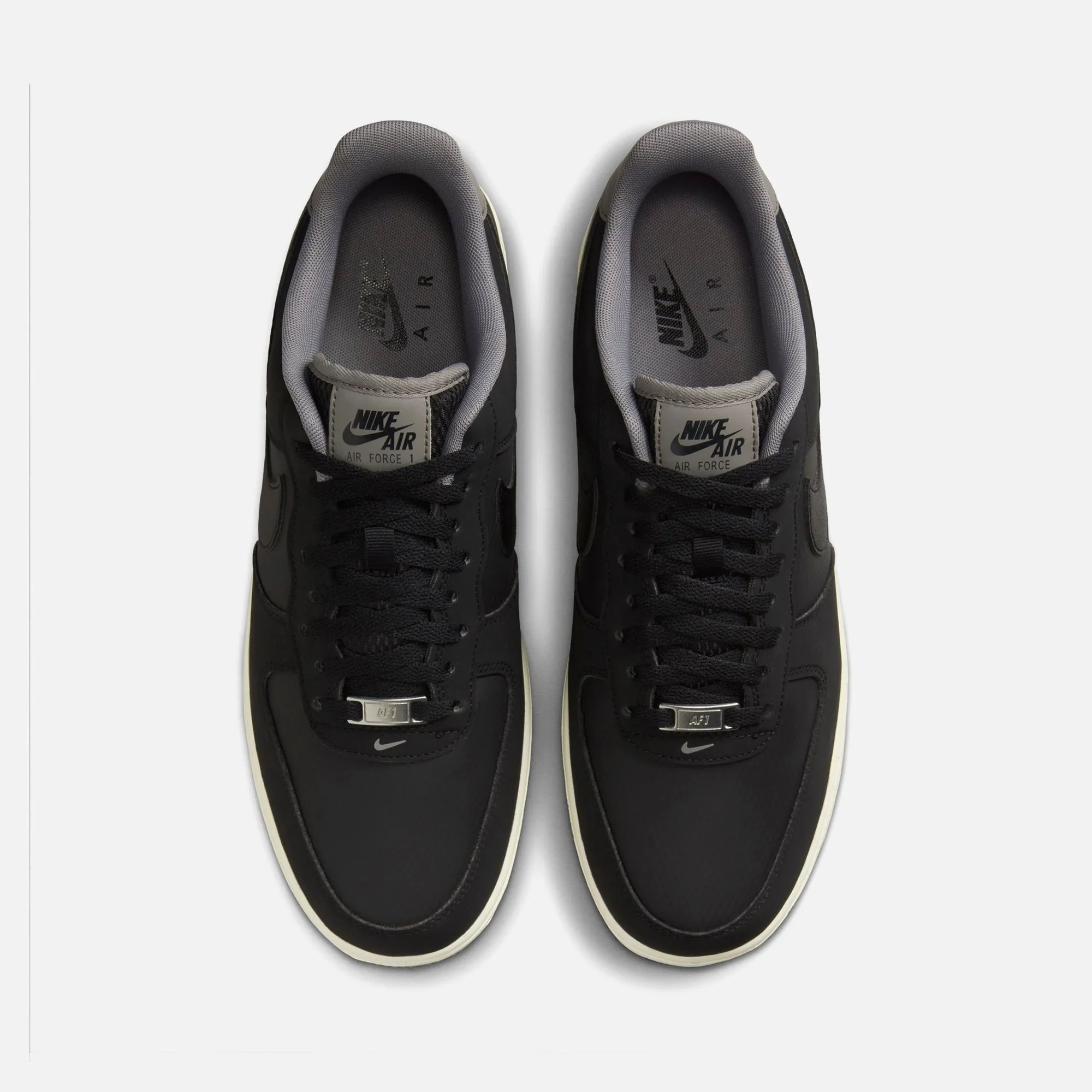 Wide Arch Accessories Design Nike Air Force 1 '07 Lv8 - Black / Flat Pewter / Coconut Milk