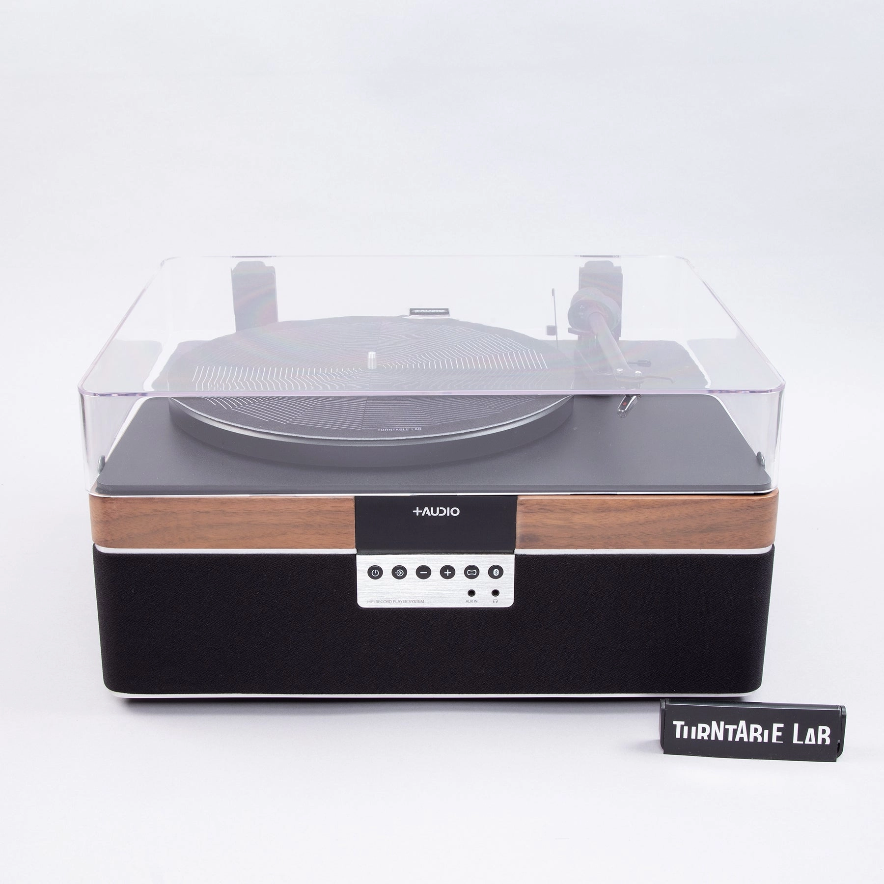 Plus Audio: The  Record Player Turntable   Integrated Audio System w/Bluetooth