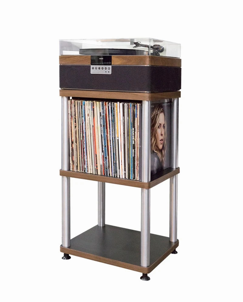 Plus Audio: The  Record Player Turntable   Integrated Audio System w/Bluetooth