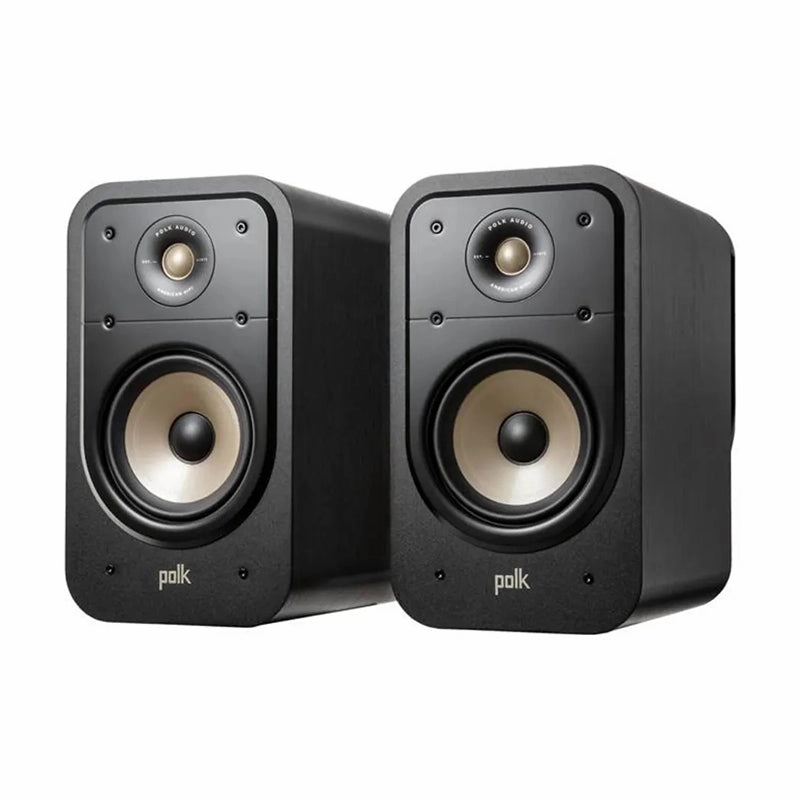 Polk ES20 Bookshelf Speakers (Pair) hi-fi analog preamp,hi-fi dynamic range audio,hi-fi stereo for TV