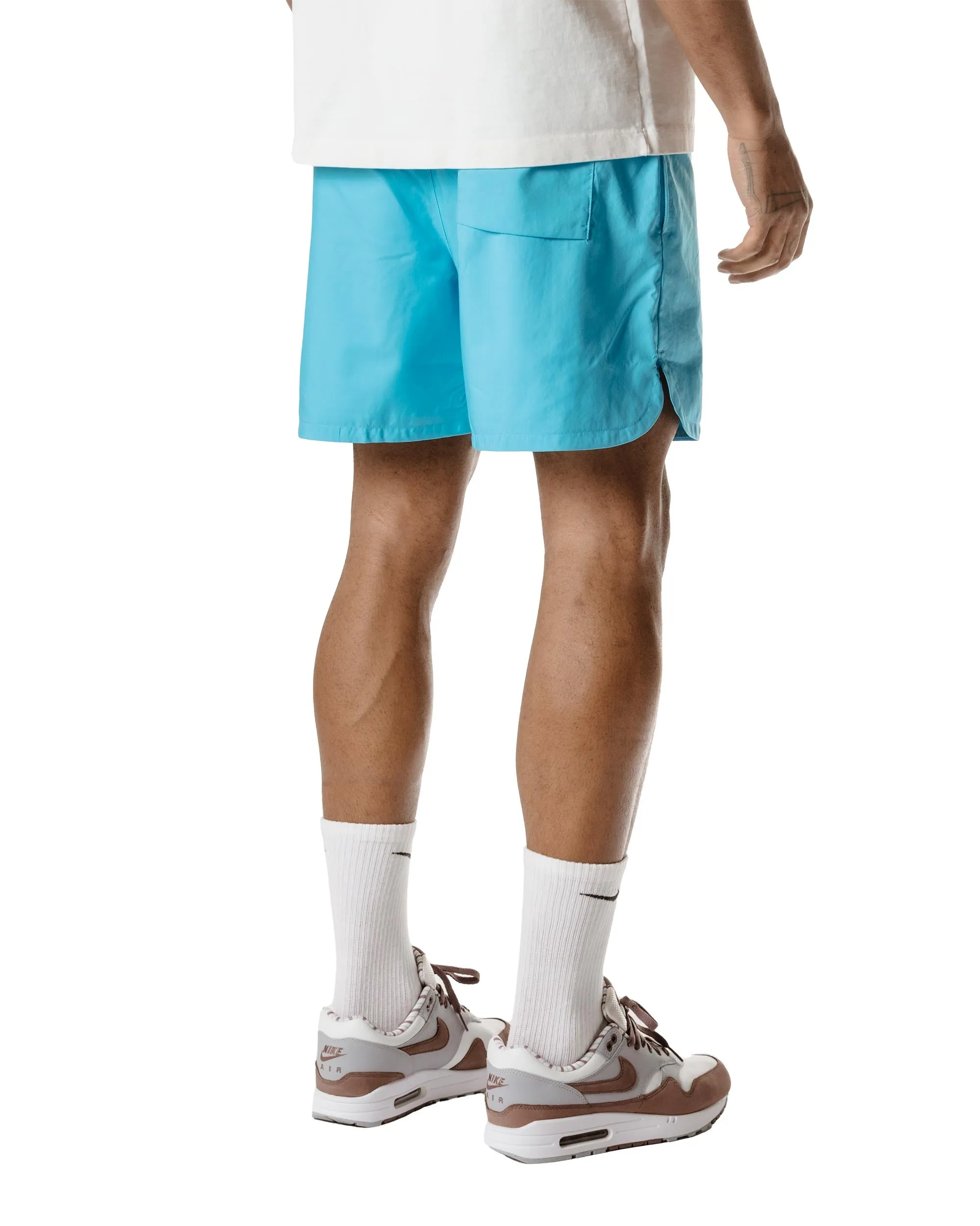 Elastic Corner Design Bulk Nike Sportswear Sport Essentials Lined Flow Shorts Baltic Blue