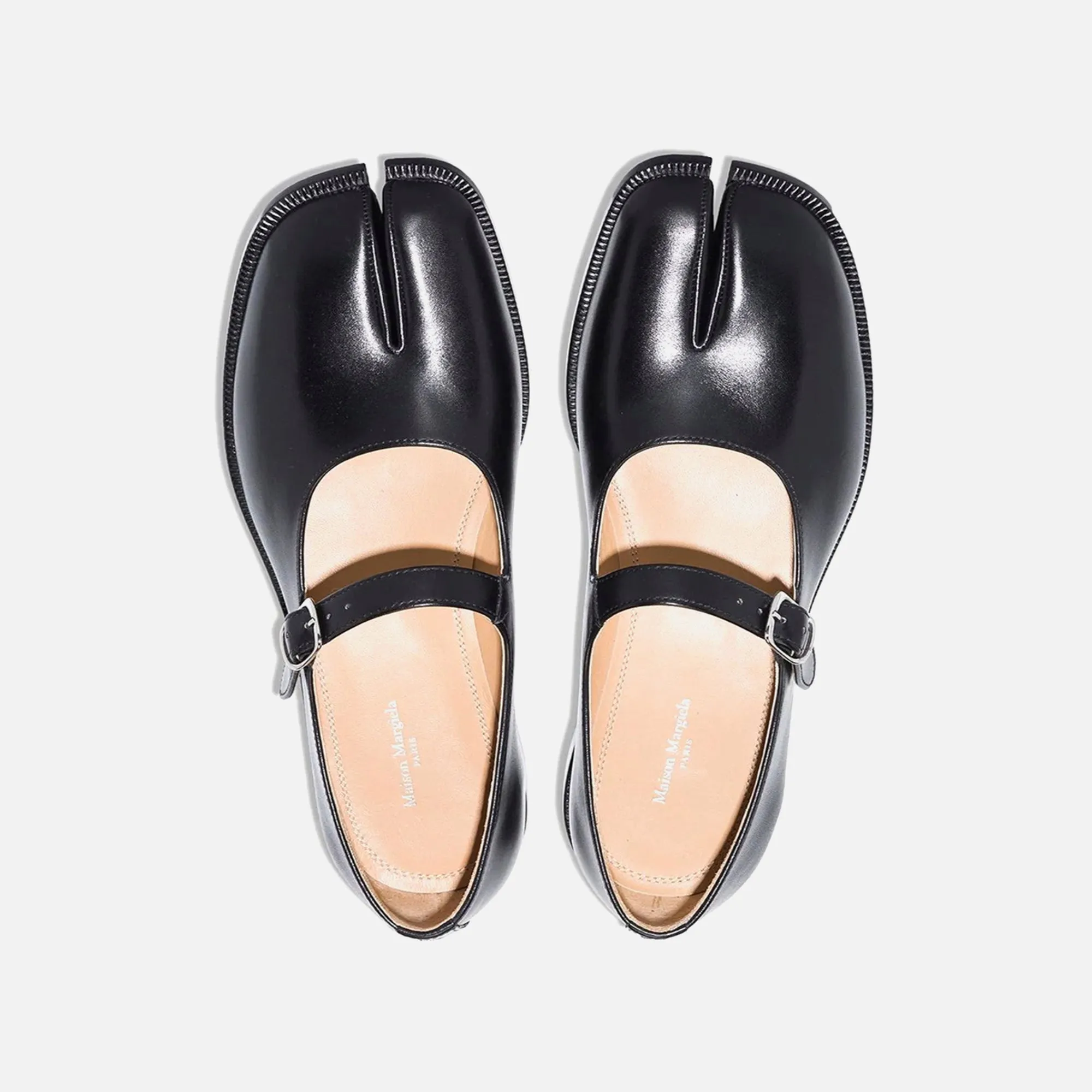 Maison Margiela Tabi Mary Jane - Black Slip Proof Feature Comfortable PPS