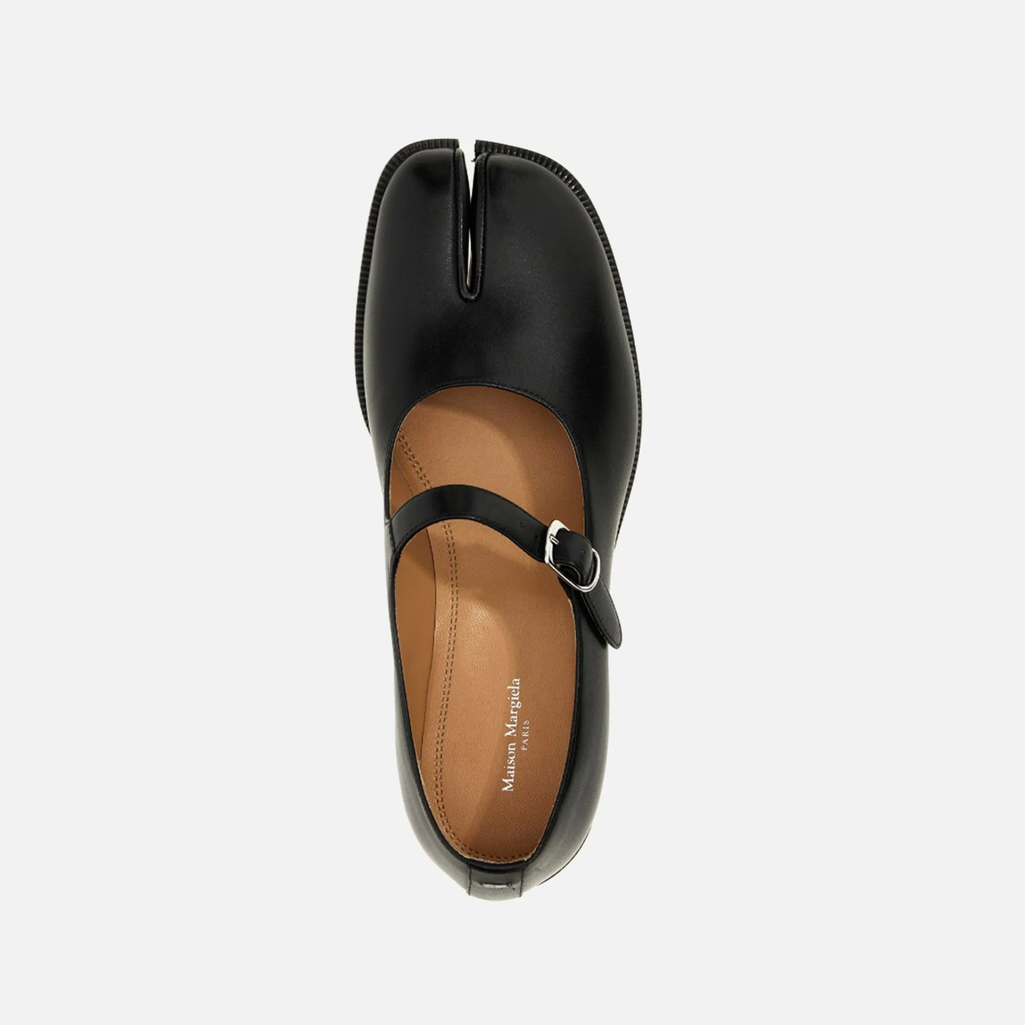 Lightweight System Slip-On Convenience Design Maison Margiela Tabi Mary Jane - Black