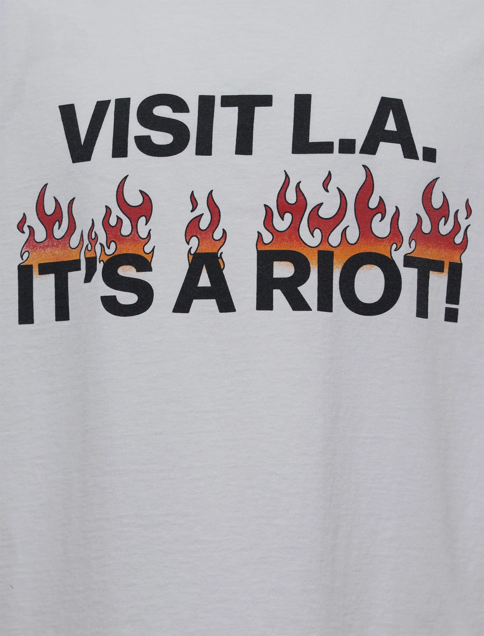 La Riot Tee Comfortable Seersucker