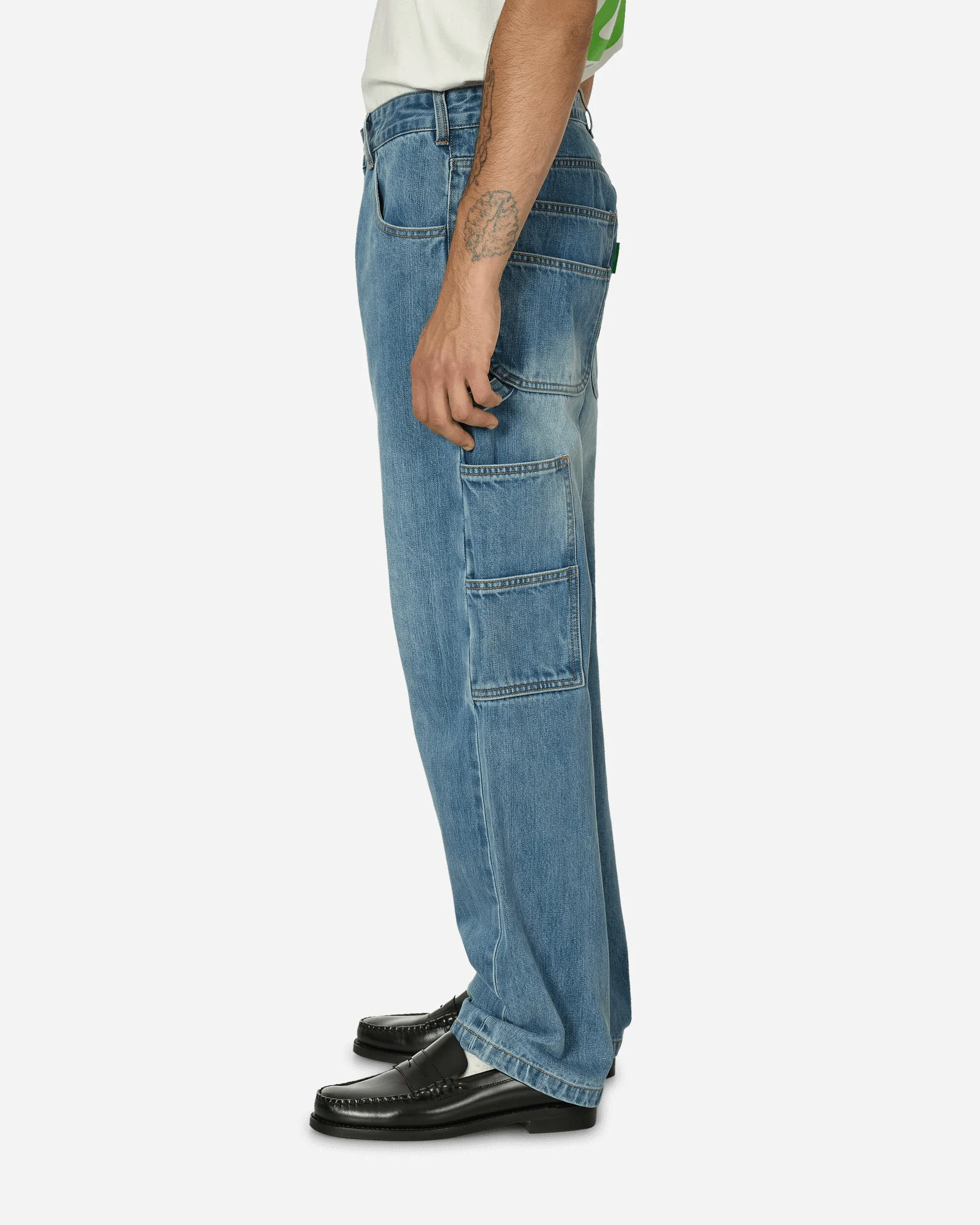 Comfortable Event Concept Selvedge Utility Jean Stone Wash Indigo