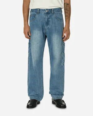 Selvedge Utility Jean Stone Wash Indigo Cross Back RFID Enabled