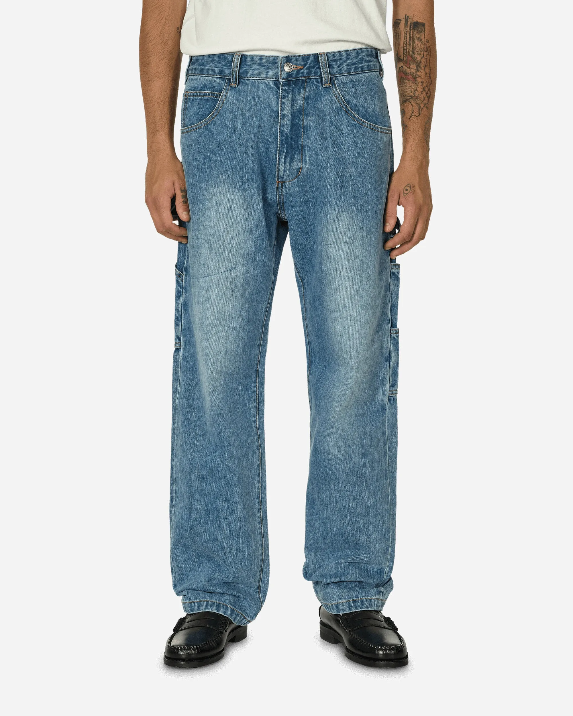 Selvedge Utility Jean Stone Wash Indigo Cross Back RFID Enabled