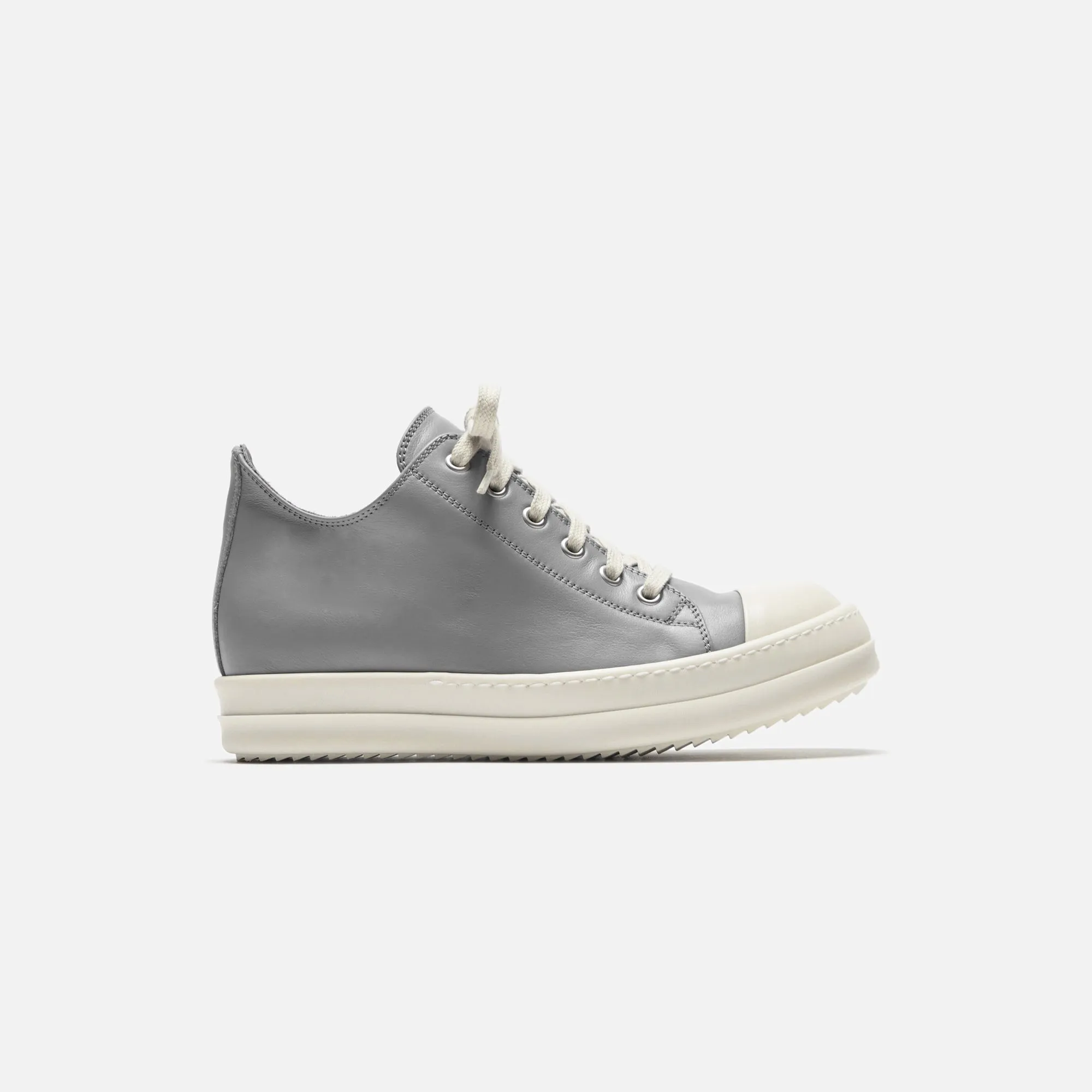 Rick Owens Low Sneaks - Scarpe In Pelle / Dust / Milk / Milk Be Unstoppable