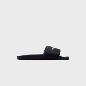 Padded Sides Lightweight Mules Alexander Wang Aw Pool Slide - Black