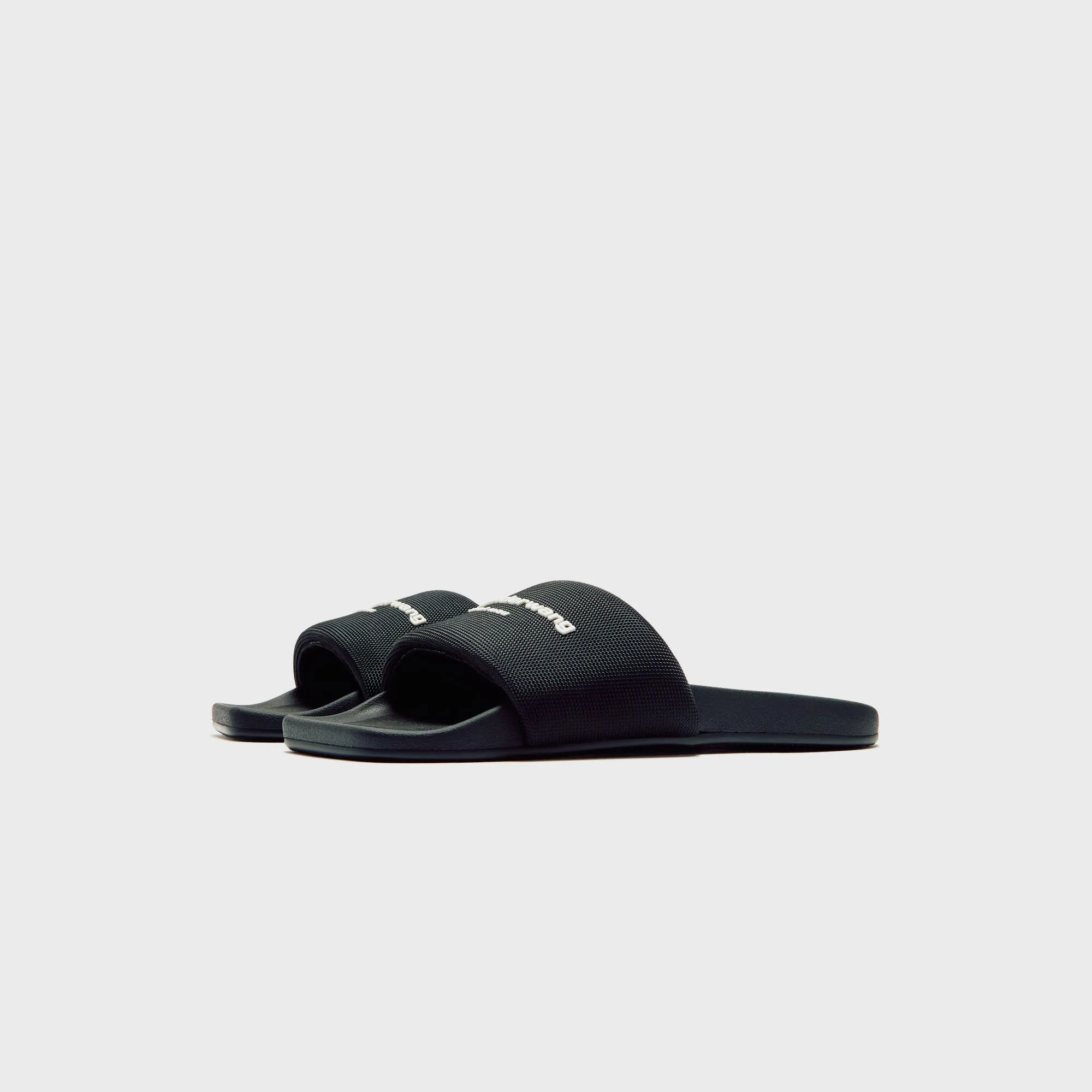 Removable Cushion Design Comfort Circles Alexander Wang Aw Pool Slide - Black