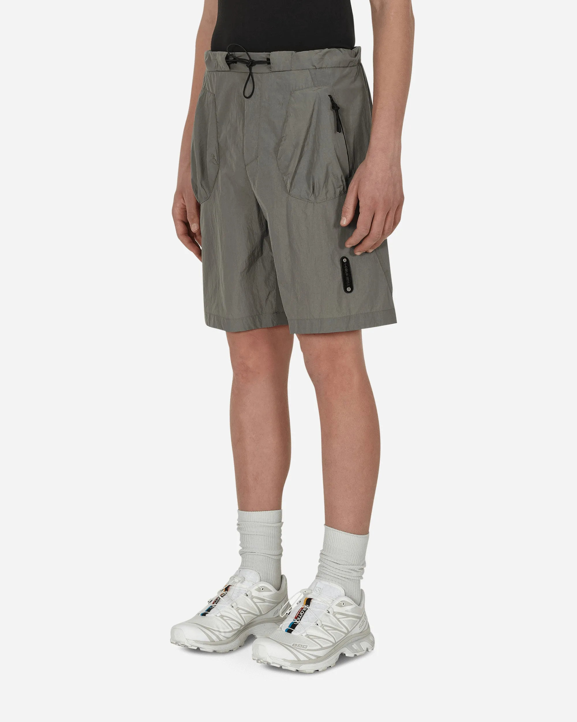 Portage Shorts Grey Half Zip Pull - On Style