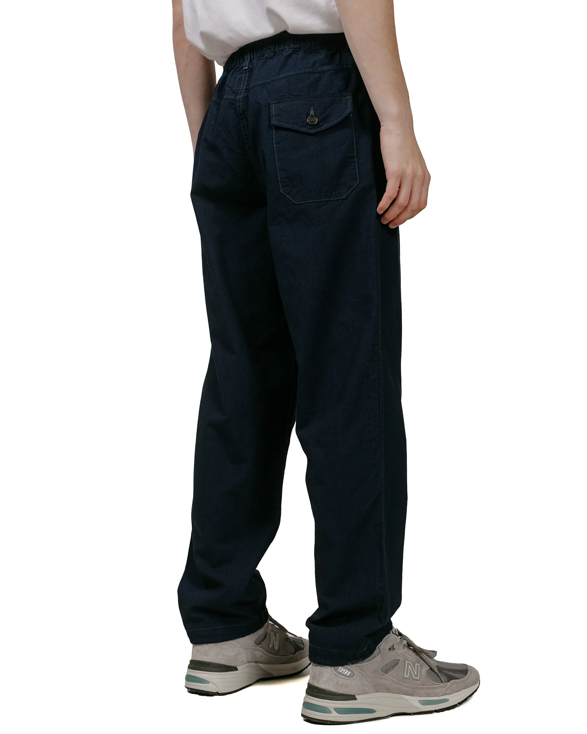 Windproof Shoulder Zip-Up Post O'Alls E-Z Travail Pants Vintage Sheeting Indigo