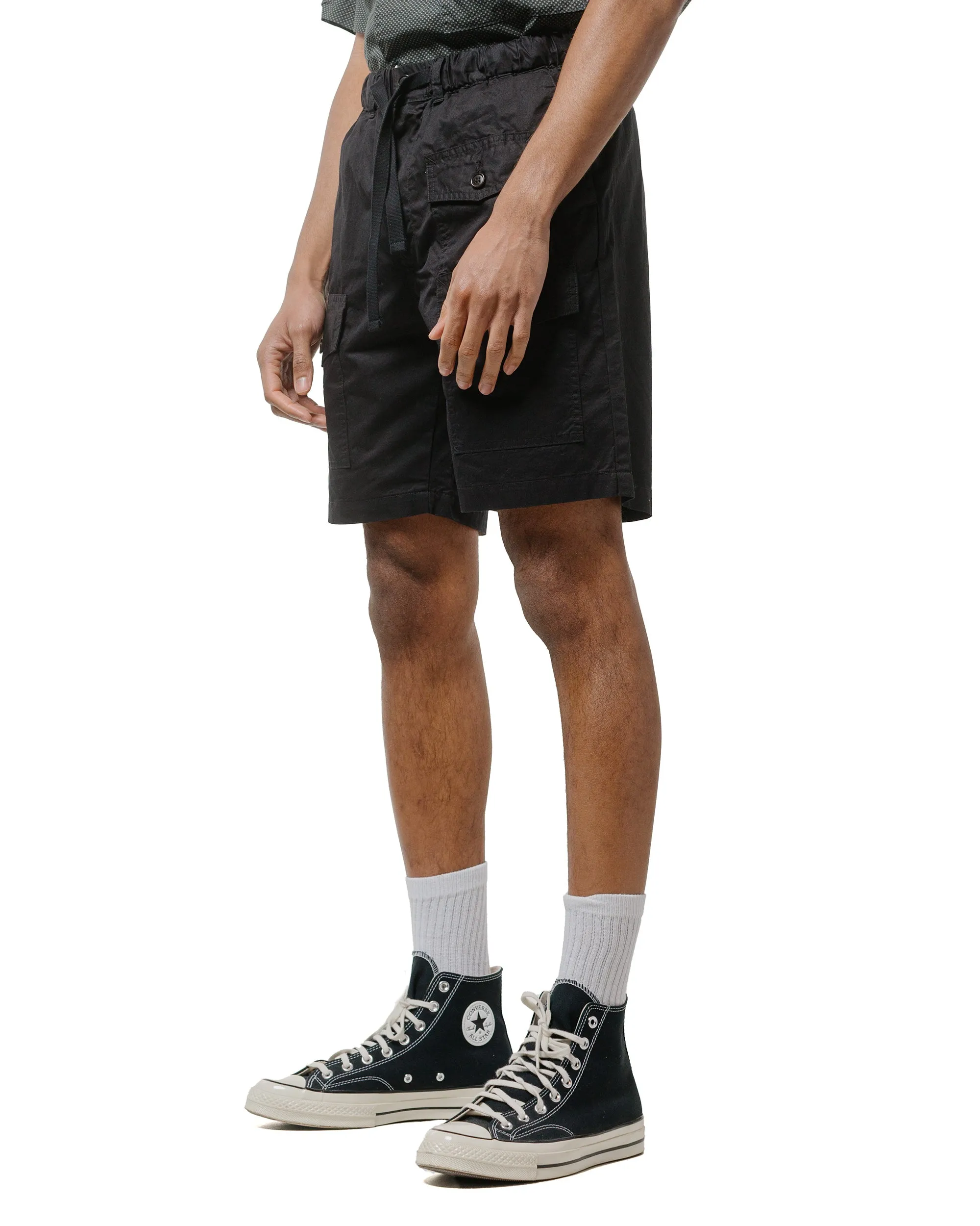 Box Daily Post O'Alls Town & Country Shorts Medium Weight Poplin Black