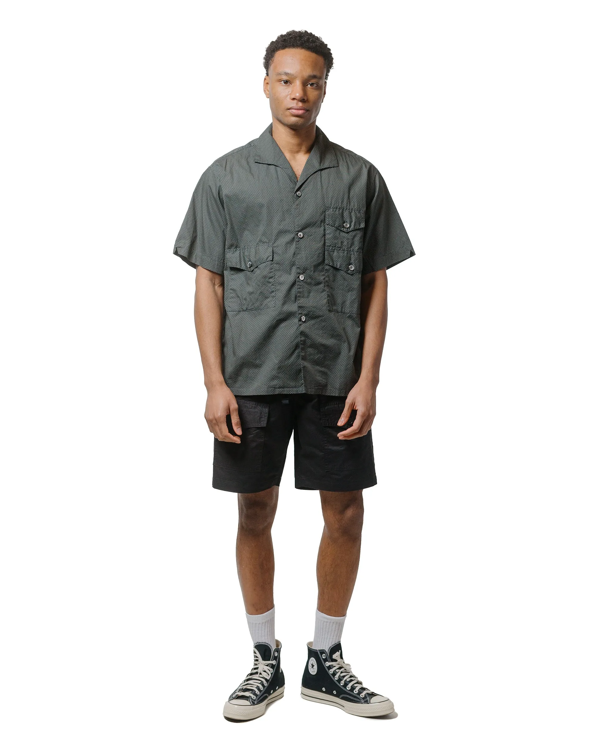 Post O'Alls Town & Country Shorts Medium Weight Poplin Black Performing Lining Organizer