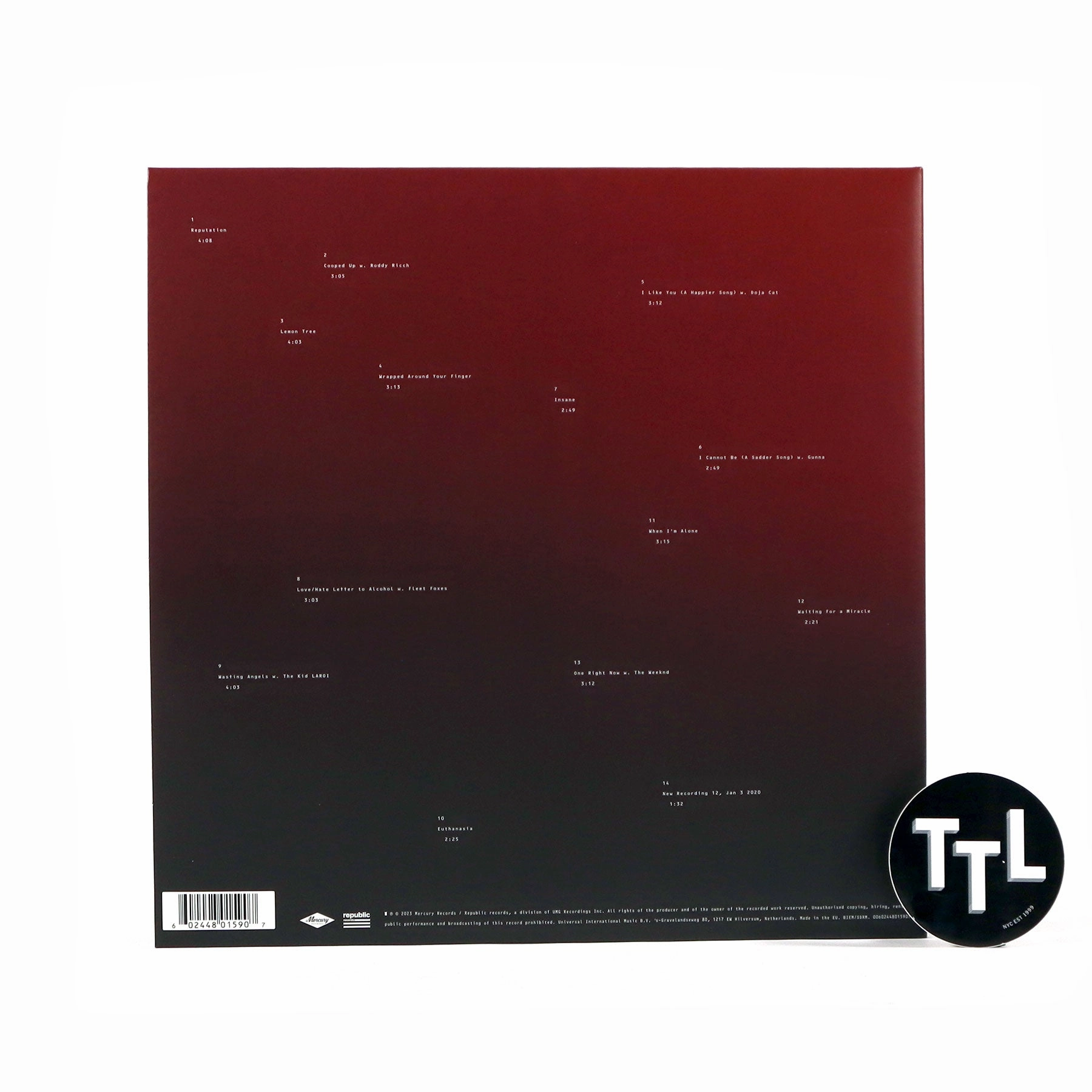 Post Malone: Twelve Carat Toothache (Colored Vinyl) Vinyl 2LP