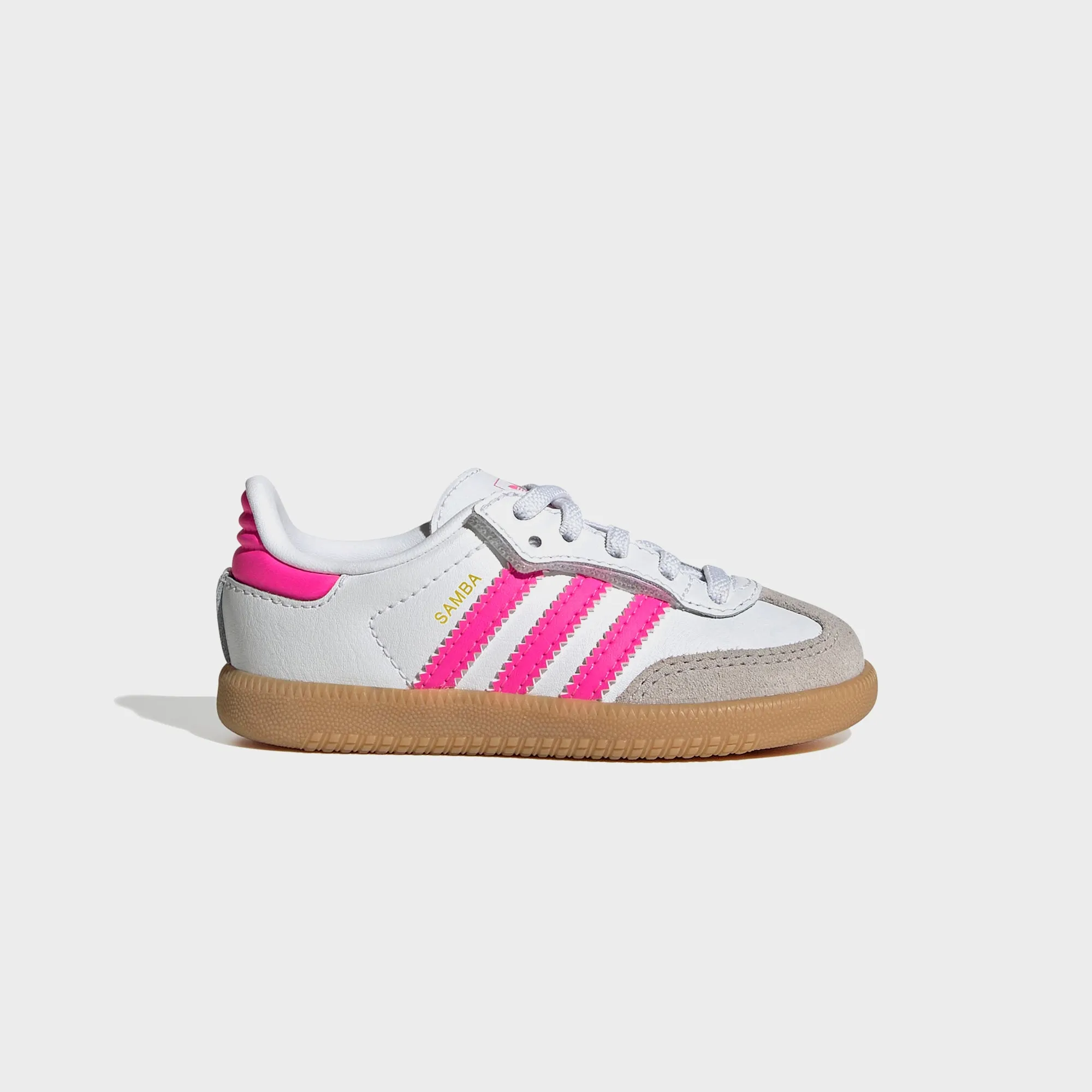 Dress from the Feet Up Fuel Your Fire Adidas Samba Og - White / Lucid Pink / Gum 3