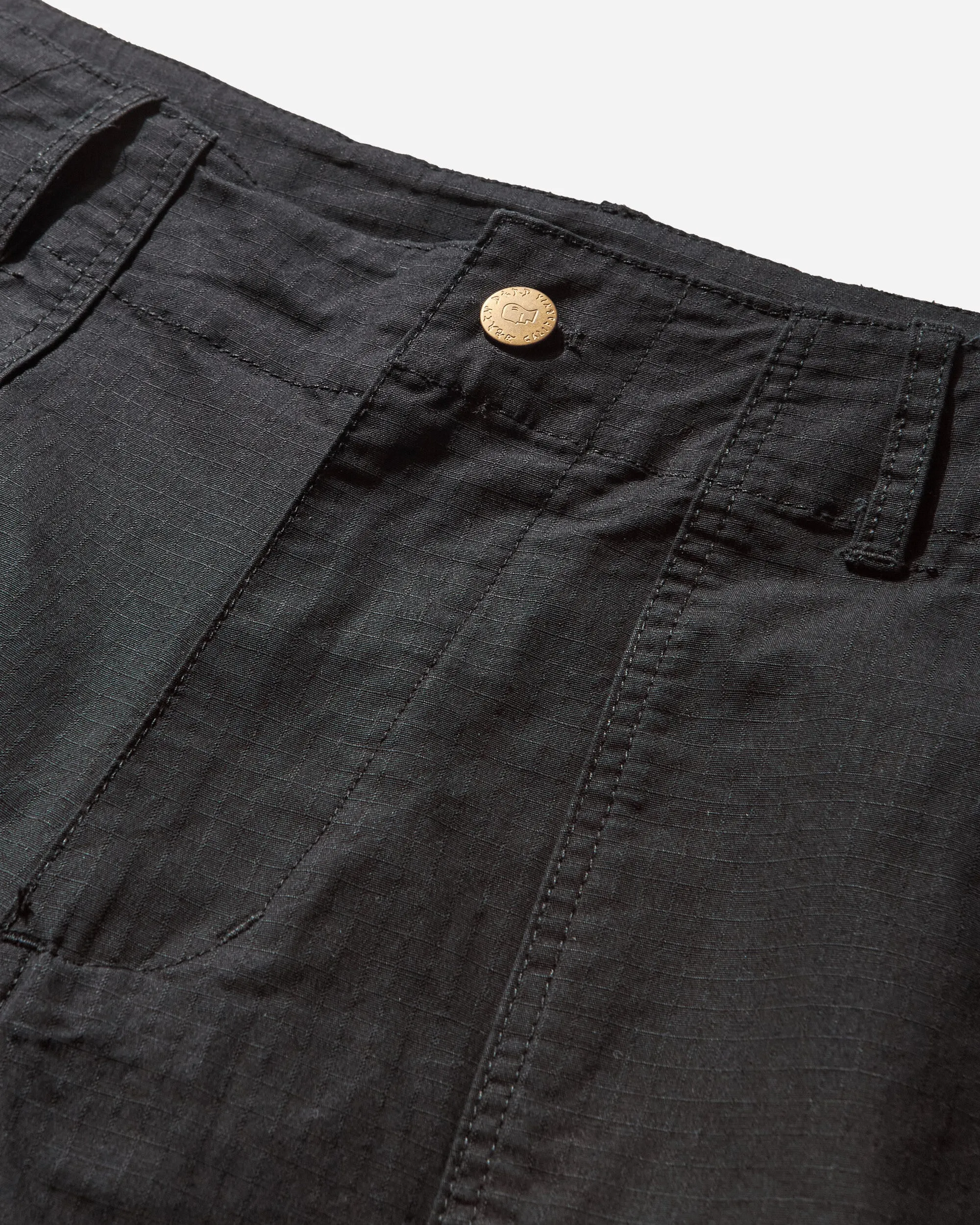 Tapered-Design Men'S Fatigue Pants Black