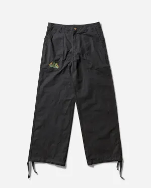 Men'S Fatigue Pants Black Velcroed
