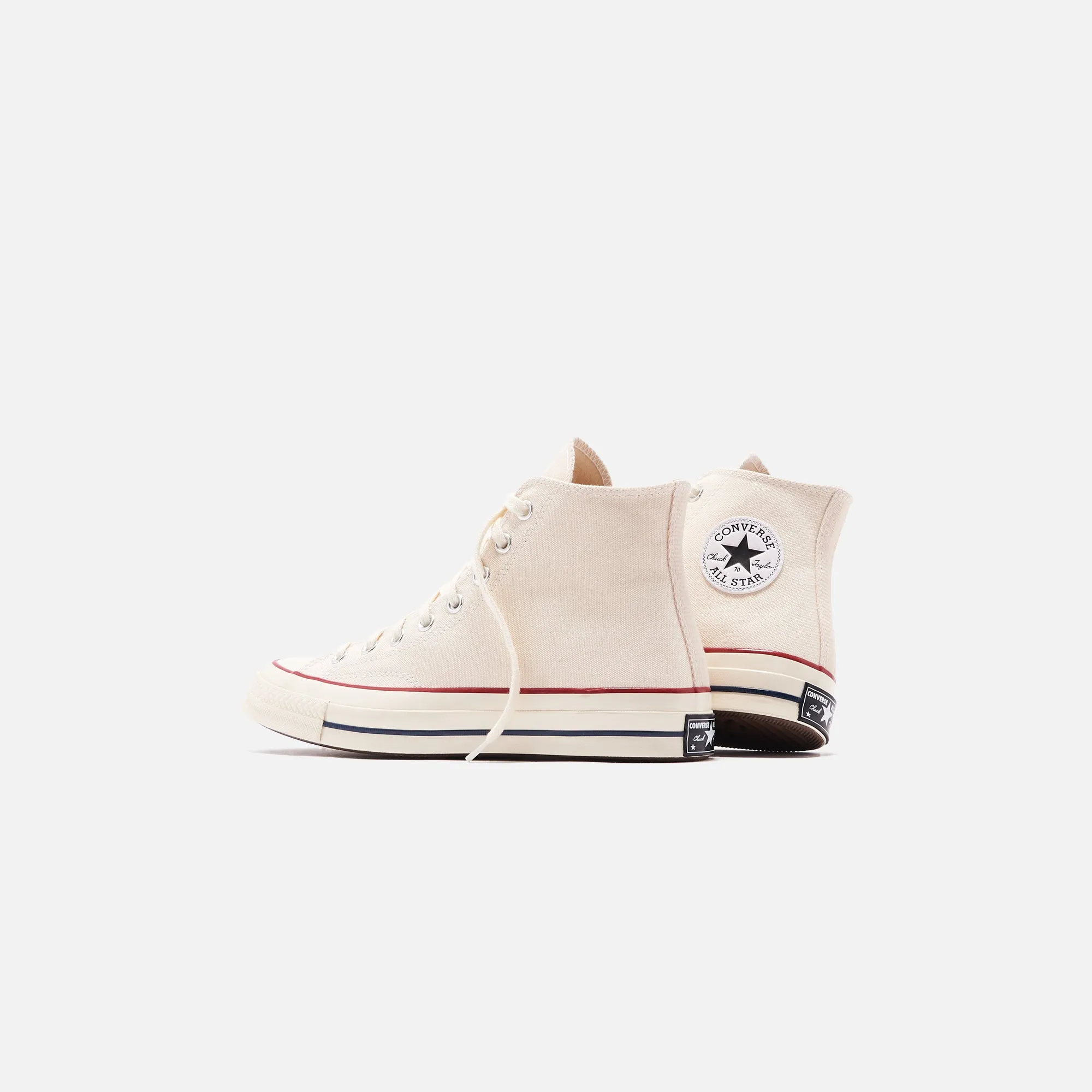 Durable EVA Material Converse Chuck Taylor '70 High - Parchment / Garnet / Egret