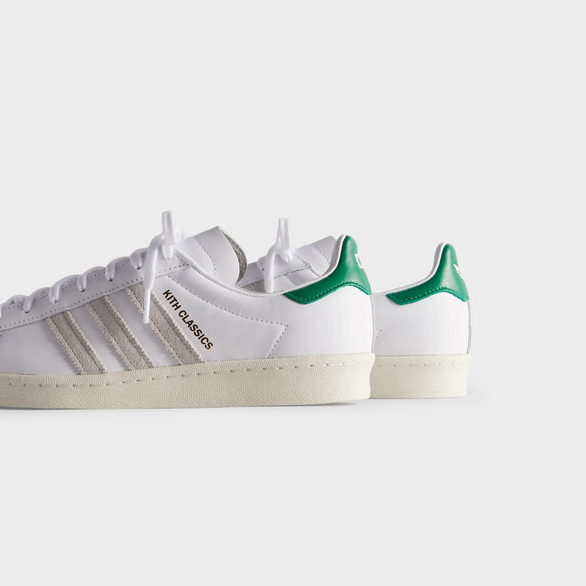 Great Value Kith Classics For Adidas Originals Campus 80S - White / Green