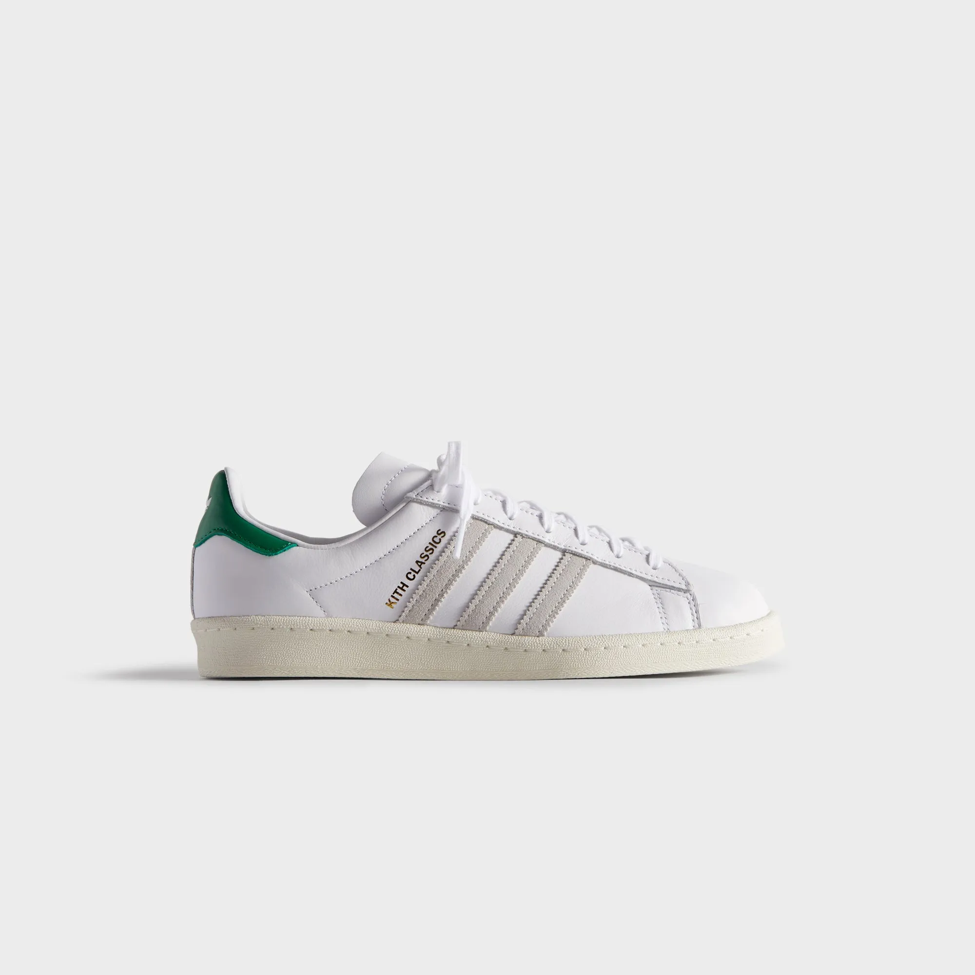 Built to Move You Made to Turn Heads Kith Classics For Adidas Originals Campus 80S - White / Green