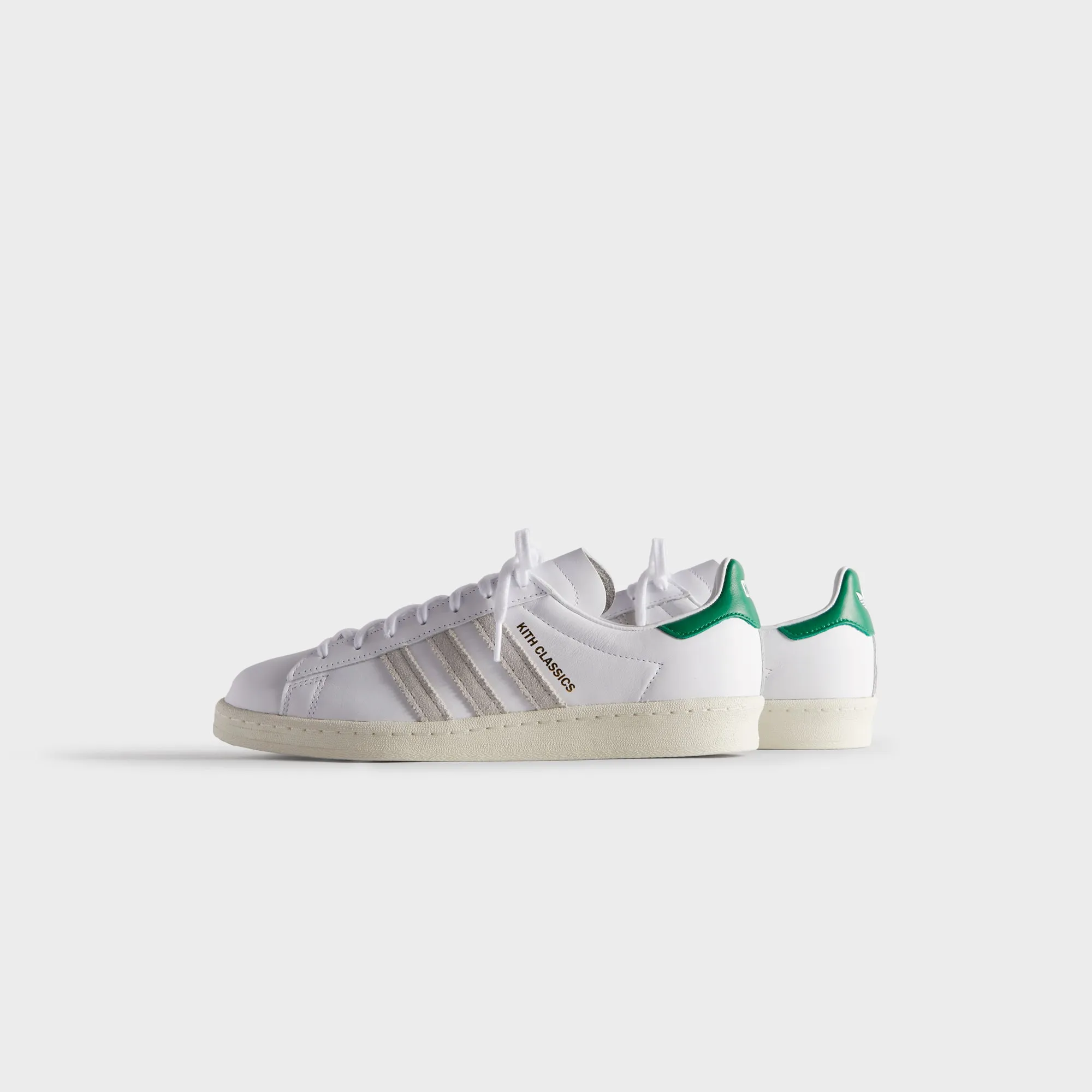 Exclusive Deal Dress from the Feet Up Kith Classics For Adidas Originals Campus 80S - White / Green