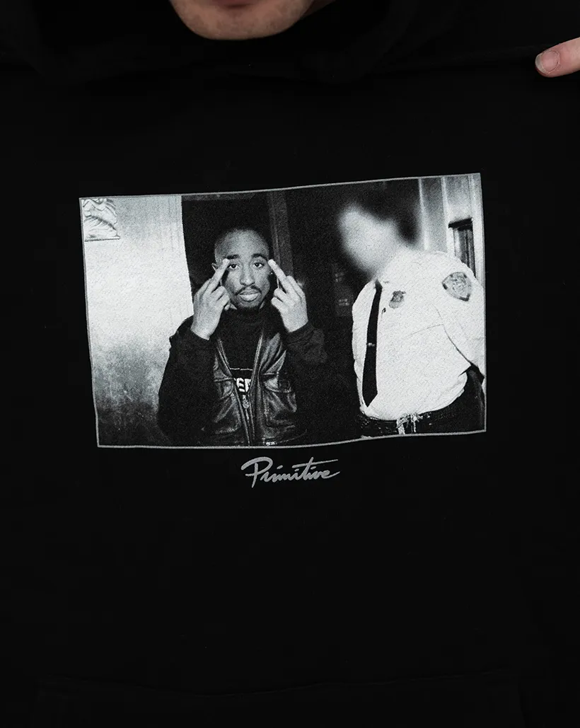 Primitive X Tupac Icon Hoodie - Black Half - Zip