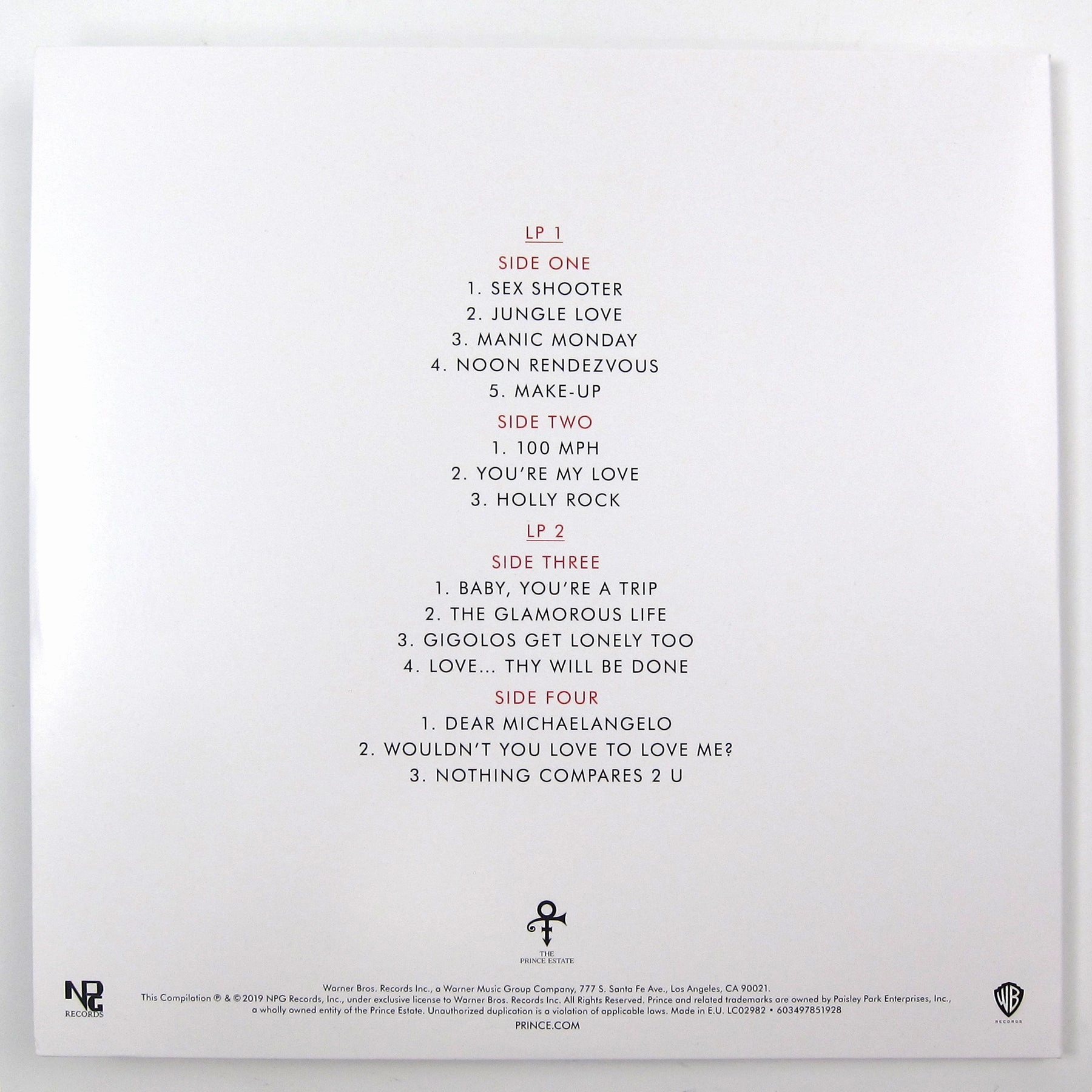 Prince: Originals Vinyl 2LP