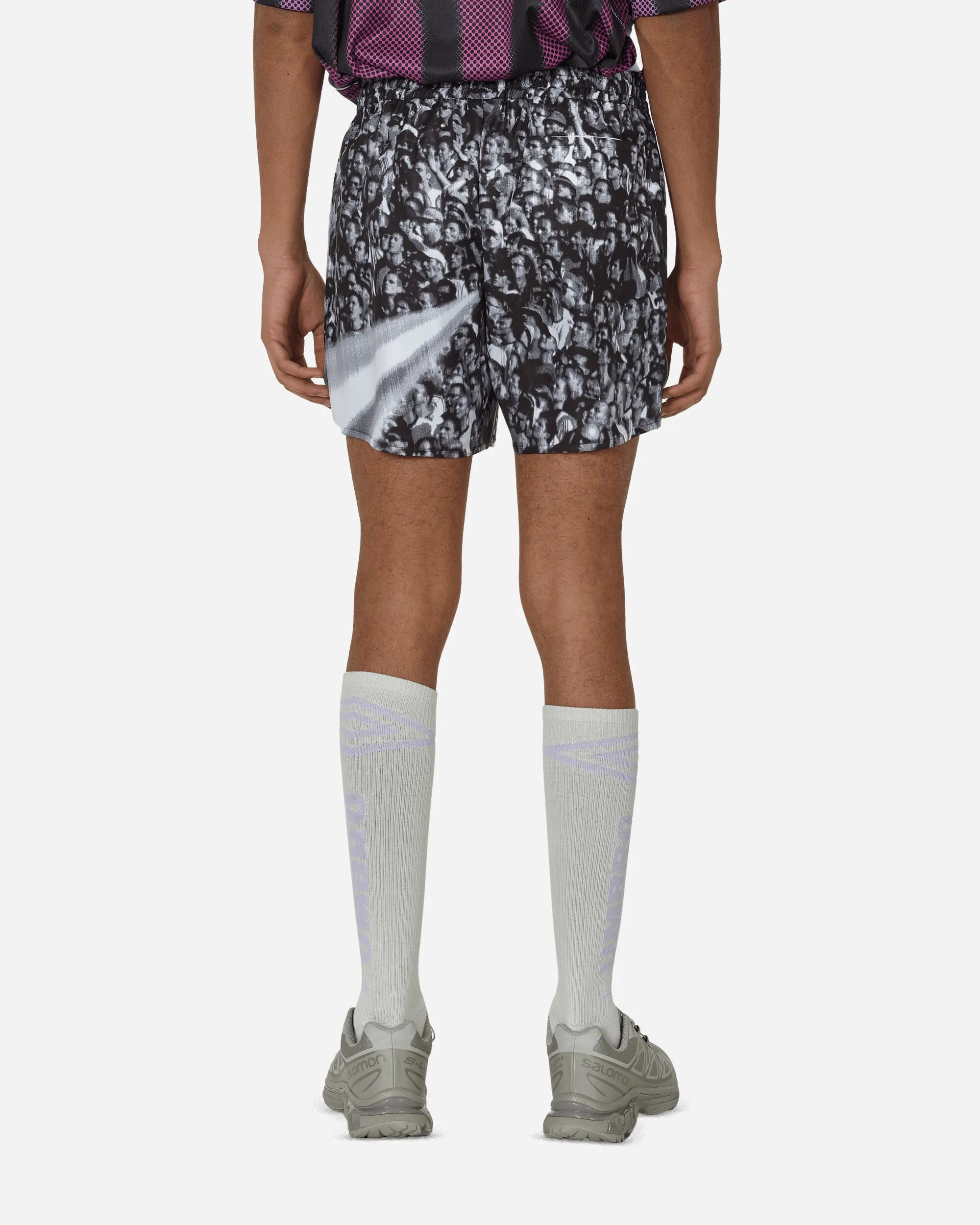 Printed Shorts White / Black Comfortable Property