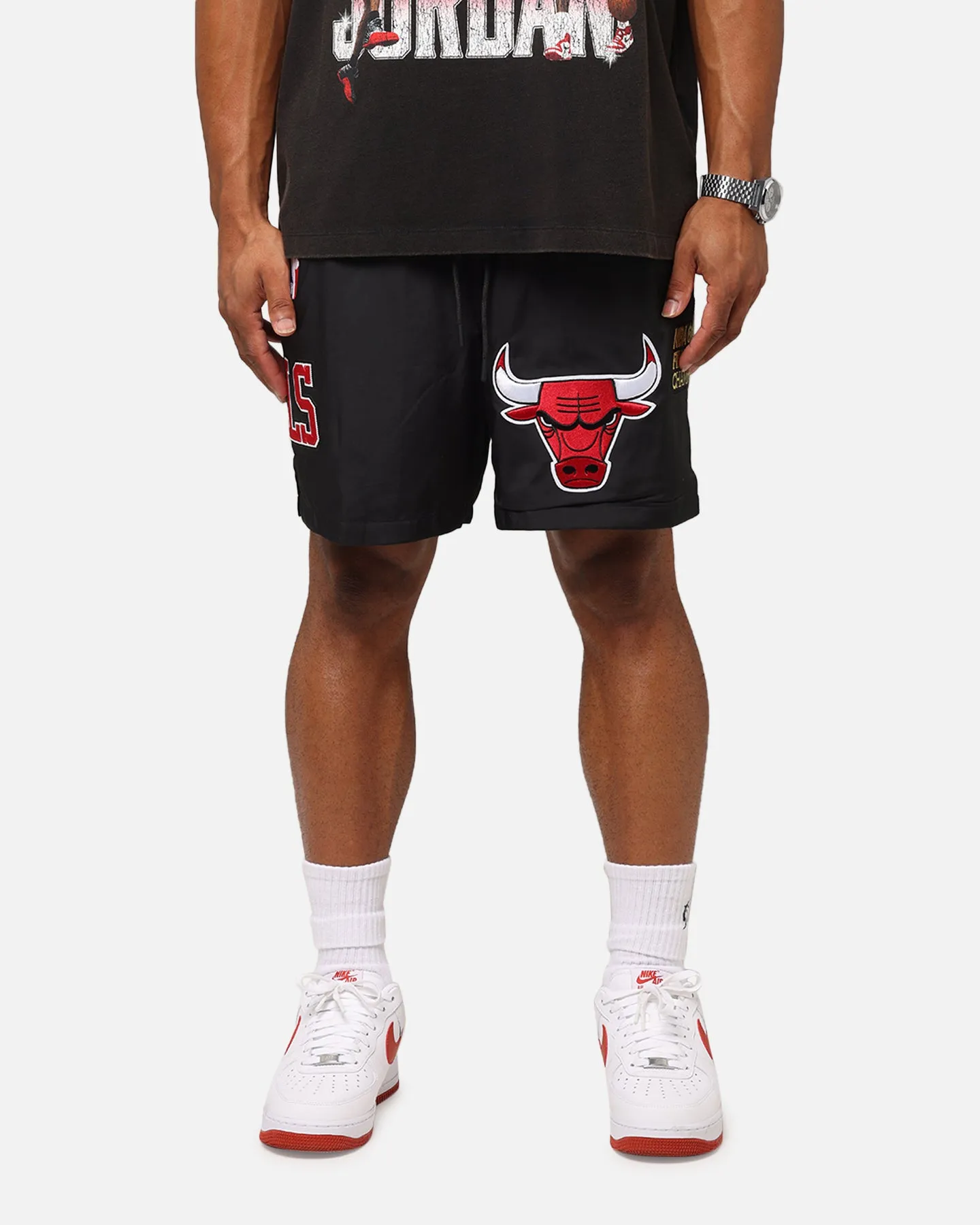 Short Classique Tissé Pro Standard des Chicago Bulls Noir