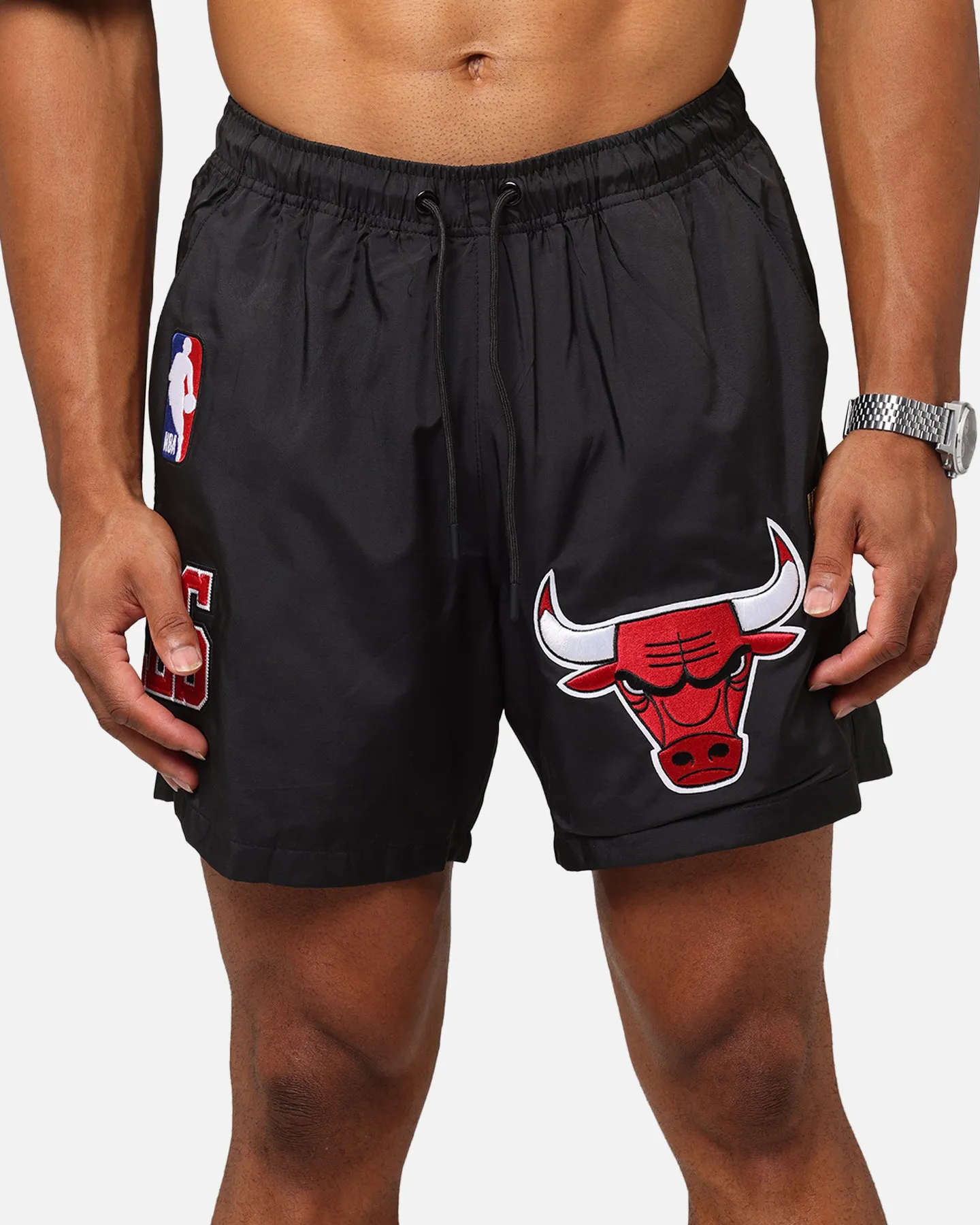 Short Classique Tissé Pro Standard des Chicago Bulls Noir