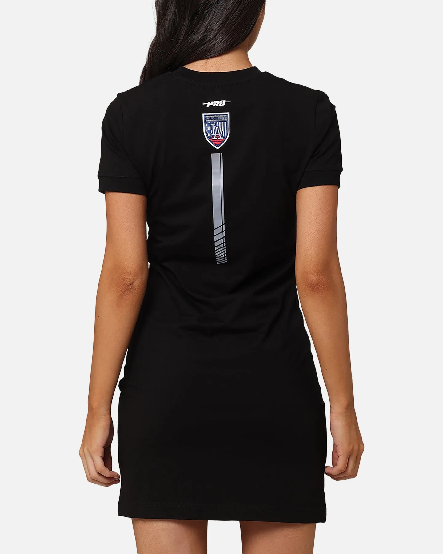 Pro Standard Women'S Los Angeles Dodgers Bodycon Mini Dress Black Breathable Effect Comfortable Weight