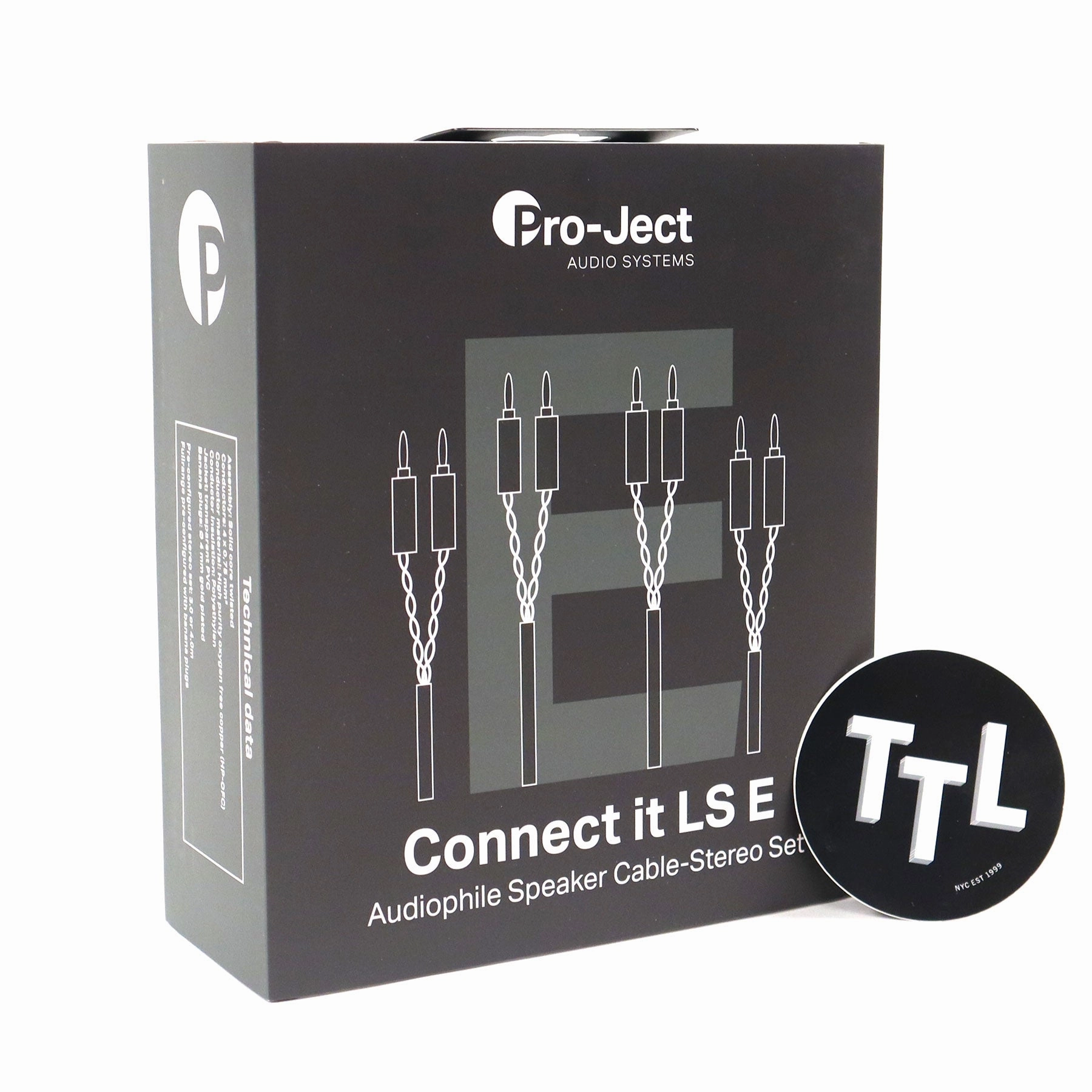 Pro-Ject: Connect It LS E Speaker Cables - 3.0m / Pair (Open Box Special)