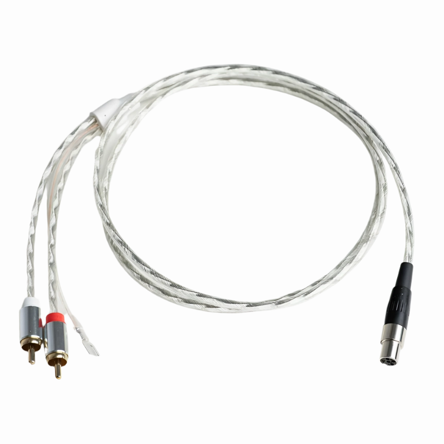 Pro-Ject: Connect it Phono E RCA > Mini XLR - 1.23m / 4 ft. Balanced Cable hi-fi DAC amp combo,hi-fi speaker impedance matcher,hi-fi RCA switch