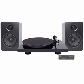 Pro-Ject: Debut Carbon EVO / Kanto YU6 / Turntable Package hi-fi digital music server,hi-fi speaker wall mount,hi-fi amp upgrade
