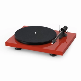 Pro-Ject: Debut Carbon EVO Turntable - High Gloss Red hi-fi digital music server,hi-fi speaker wall mount,hi-fi amp upgrade