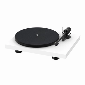 Pro-Ject: Debut Carbon EVO Turntable - Satin White hi-fi digital music server,hi-fi speaker wall mount,hi-fi amp upgrade