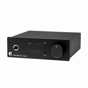 Pro-Ject: Head Box S2 Digital - Black hi-fi digital music server,hi-fi speaker wall mount,hi-fi amp upgrade