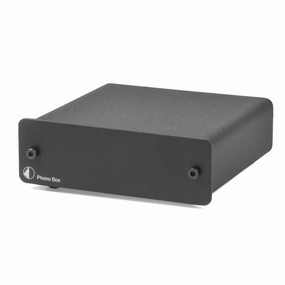 Pro-Ject: Phono Box DC Phono Pre-Amp - Black (Open Box Special) hi-fi DAC amp combo,hi-fi speaker impedance matcher,hi-fi RCA switch