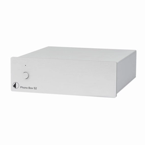 Pro-Ject: Phono Box S2 Phono Preamp - Silver hi-fi digital music server,hi-fi speaker wall mount,hi-fi amp upgrade