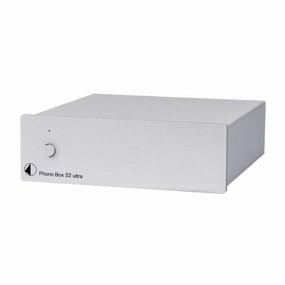 Pro-Ject: Phono Box S2 Ultra Phono Preamp - Silver hi-fi digital music server,hi-fi speaker wall mount,hi-fi amp upgrade