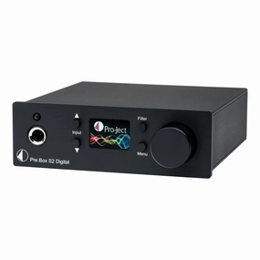 Pro-Ject: Pre Box S2 Digital - Black - (Open Box Special) hi-fi DAC amp combo,hi-fi speaker impedance matcher,hi-fi RCA switch