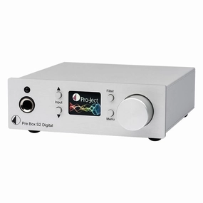 Pro-Ject: Pre Box S2 Digital - Silver - (Open Box Special) hi-fi digital music server,hi-fi speaker wall mount,hi-fi amp upgrade