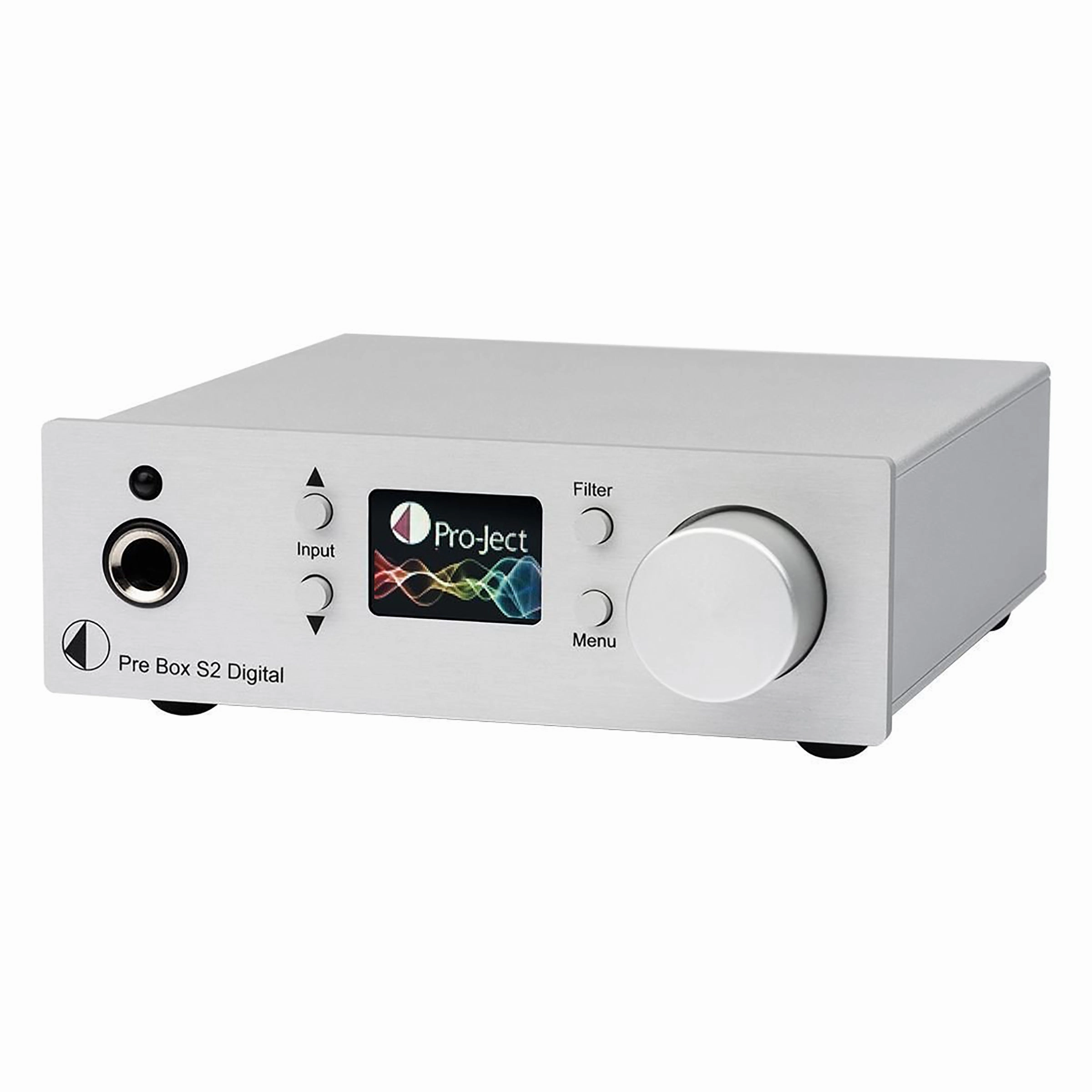 Pro-Ject: Pre Box S2 Digital - Silver (Open Box Special) hi-fi DAC amp combo,hi-fi speaker impedance matcher,hi-fi RCA switch