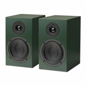 Pro-Ject: Speaker Box 5 S2 Passive Speakers - Satin Green hi-fi DAC amp combo,hi-fi speaker impedance matcher,hi-fi RCA switch