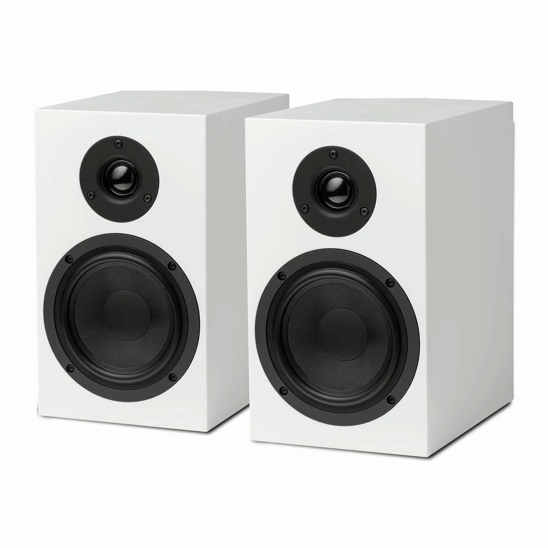 Pro-Ject: Speaker Box 5 S2 Passive Speakers - Satin White hi-fi DAC amp combo,hi-fi speaker impedance matcher,hi-fi RCA switch