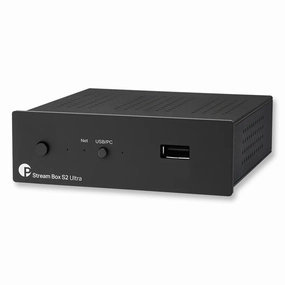 Pro-Ject: Stream Box S2 Ultra - Black hi-fi digital music server,hi-fi speaker wall mount,hi-fi amp upgrade