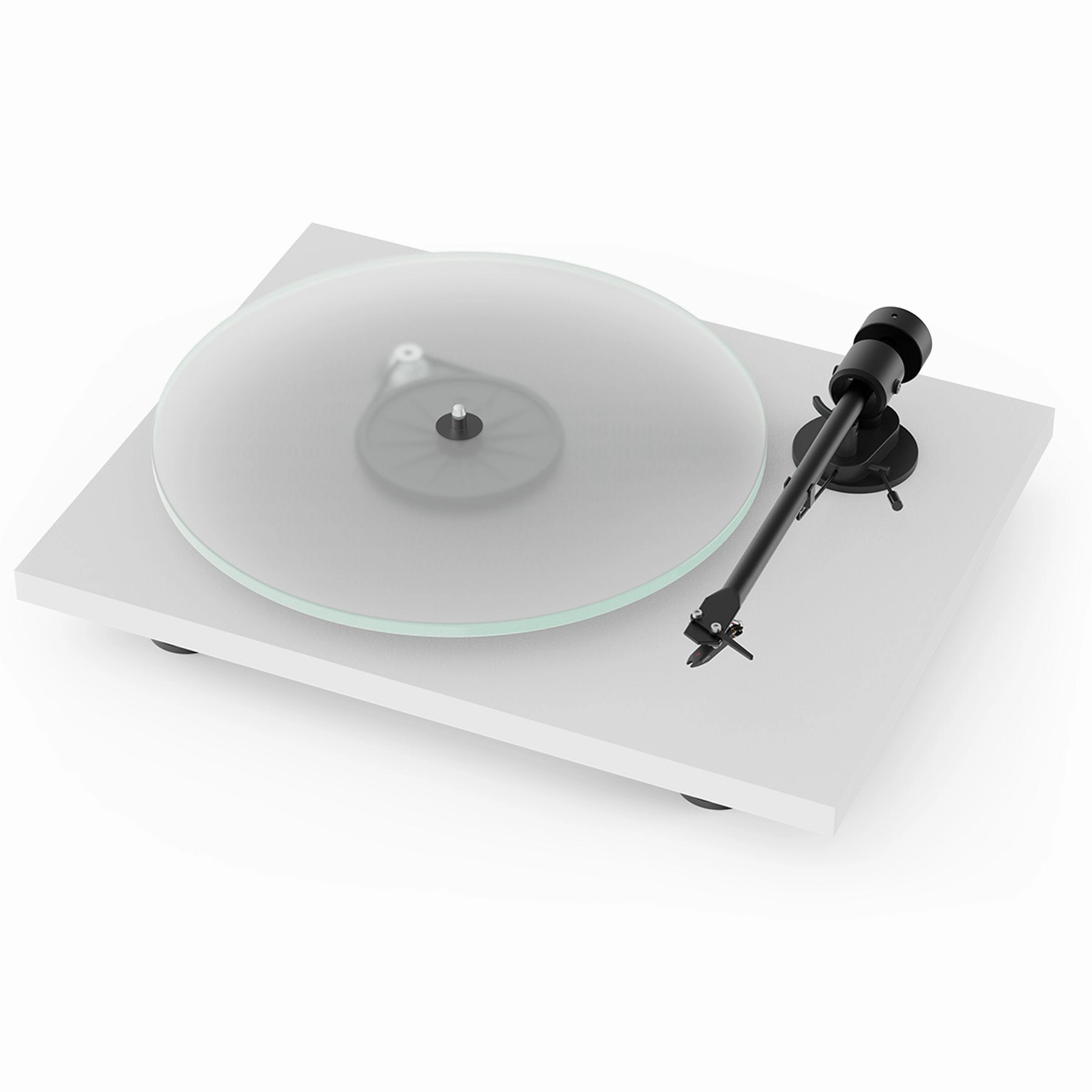 Pro-Ject: T1 BT Bluetooth Turntable - Satin White hi-fi digital music server,hi-fi speaker wall mount,hi-fi amp upgrade