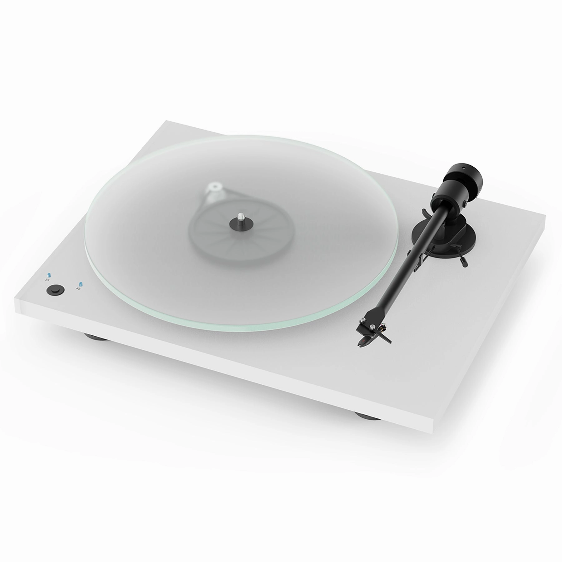 Pro-Ject: T1 Phono SB Turntable - Satin White (Open Box Special) hi-fi DAC amp combo,hi-fi speaker impedance matcher,hi-fi RCA switch